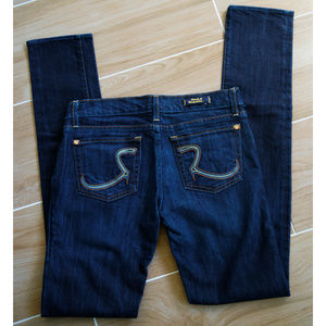 Rock & Republic Berlin Straight Skinny Jeans sz 27